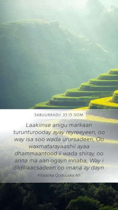 Sabuurradii 35:15 SOM Bible Verse Image