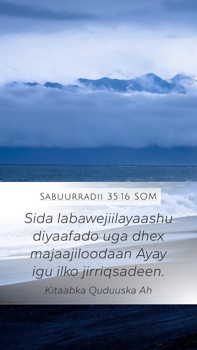 Sabuurradii 35:16 SOM Bible Verse Image