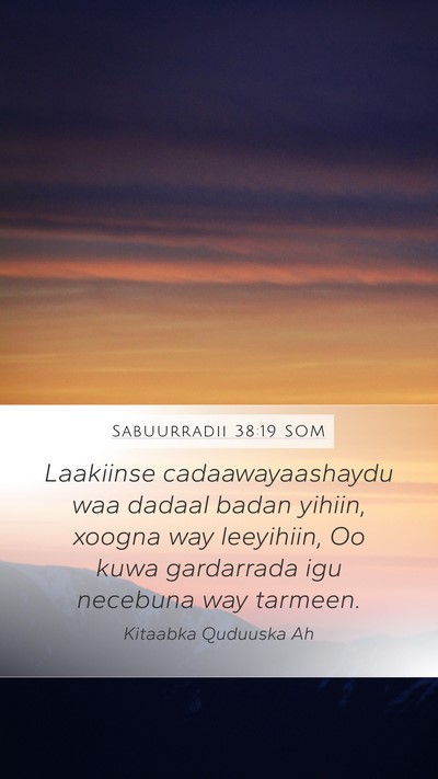 Sabuurradii 38:19 SOM Bible Verse Image