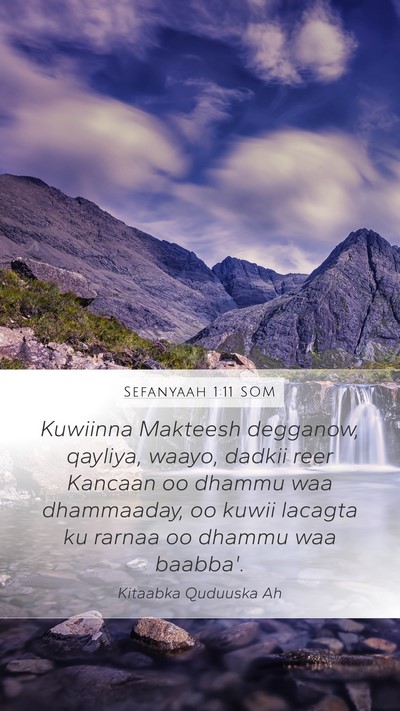 Sefanyaah 1:11 SOM Bible Verse Image