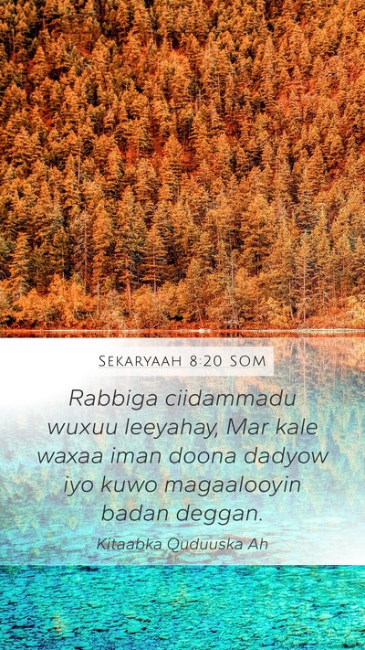 Sekaryaah 8:20 SOM Bible Verse Image