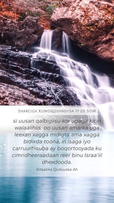Sharciga Kunoqoshadiisa 17:20 SOM Bible Verse Image