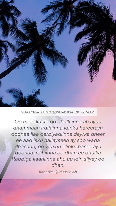 Sharciga Kunoqoshadiisa 28:52 SOM Bible Verse Image