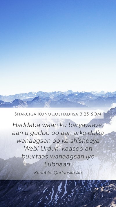 Sharciga Kunoqoshadiisa 3:25 SOM Bible Verse Image