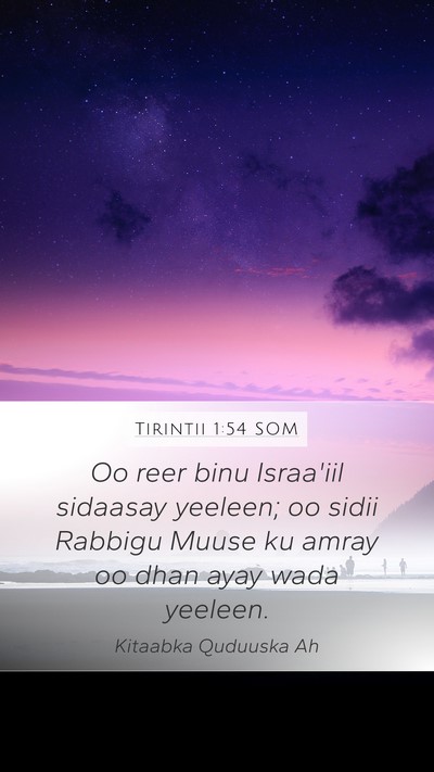 Tirintii 1:54 SOM Bible Verse Image