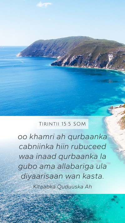 Tirintii 15:5 SOM Bible Verse Image