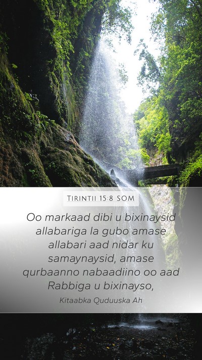 Tirintii 15:8 SOM Bible Verse Image
