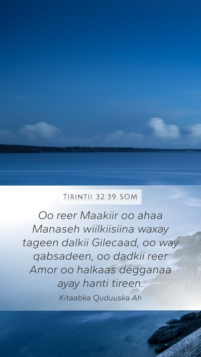 Tirintii 32:39 SOM Bible Verse Image