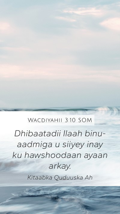 Wacdiyahii 3:10 SOM Bible Verse Image