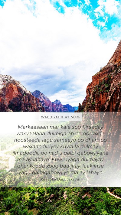 Wacdiyahii 4:1 SOM Bible Verse Image