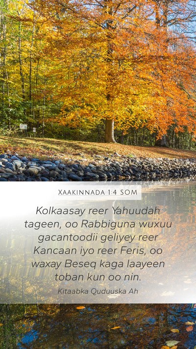 Xaakinnada 1:4 SOM Bible Verse Image