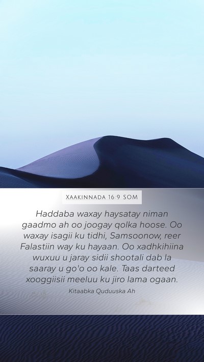 Xaakinnada 16:9 SOM Mobile Phone Wallpaper - Haddaba waxay haysatay niman gaadmo ah oo joogay - Mobile Bible Verse Wallpaper