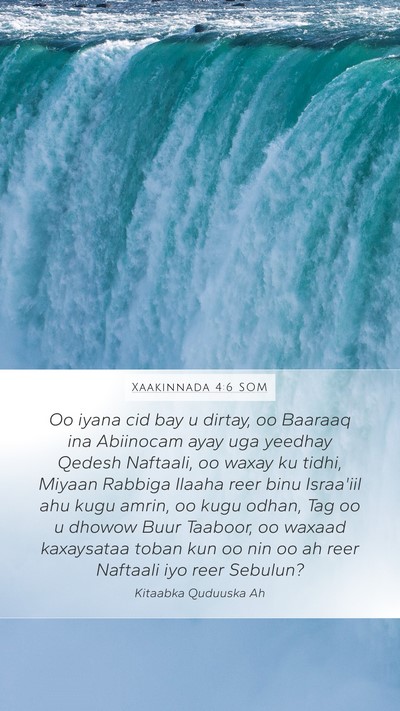 Xaakinnada 4:6 SOM Bible Verse Image