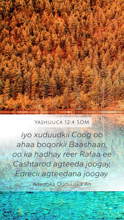 Yashuuca 12:4 SOM Bible Verse Image