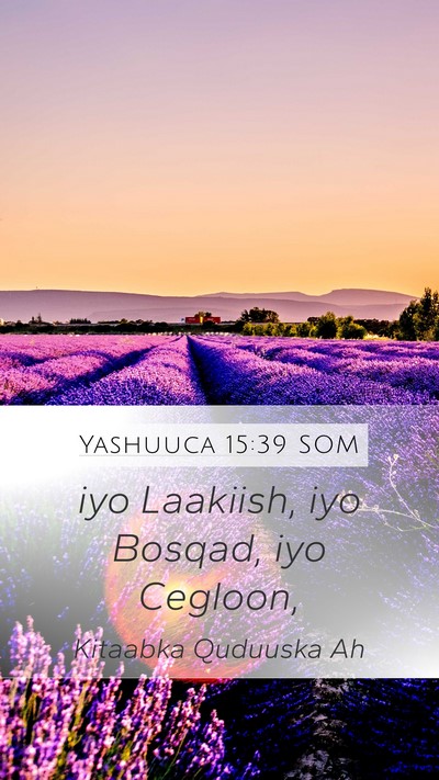 Yashuuca 15:39 SOM Bible Verse Image