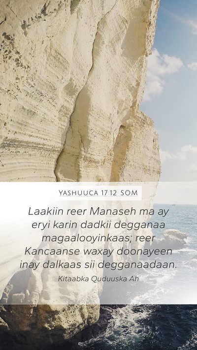 Yashuuca 17:12 SOM Bible Verse Image