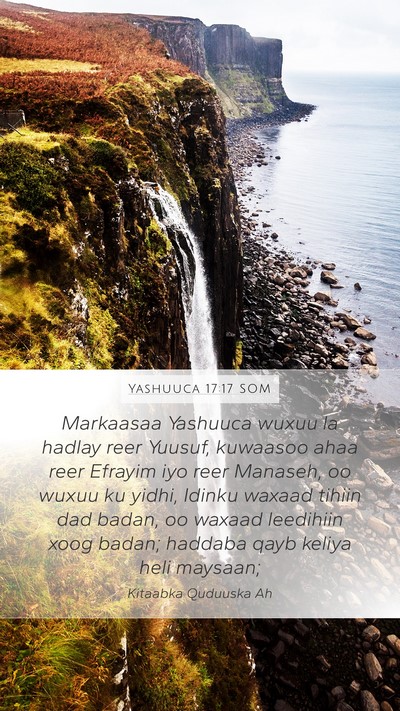 Yashuuca 17:17 SOM Bible Verse Image