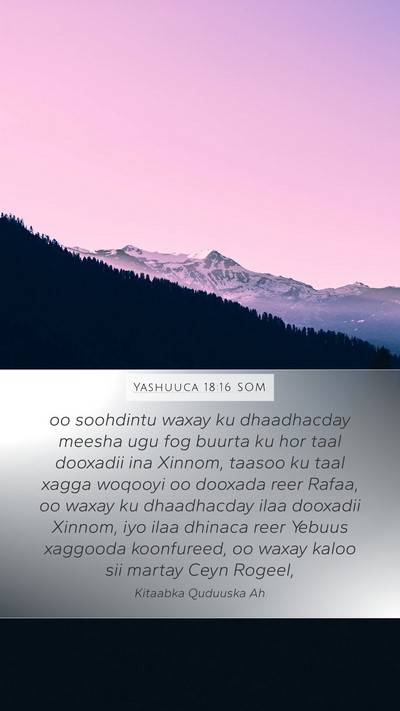 Yashuuca 18:16 SOM Bible Verse Image