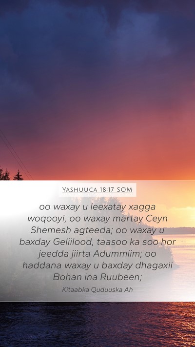 Yashuuca 18:17 SOM Bible Verse Image