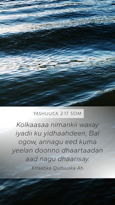 Yashuuca 2:17 SOM Bible Verse Image
