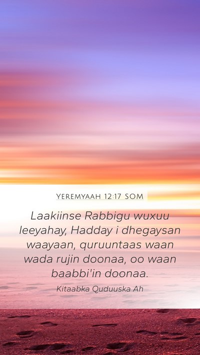 Yeremyaah 12:17 SOM Bible Verse Image