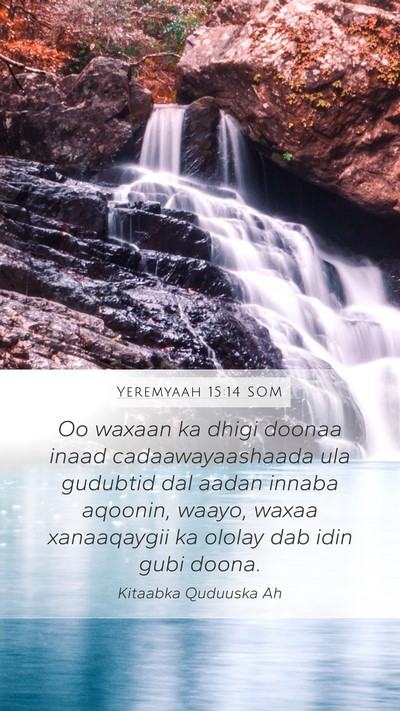 Yeremyaah 15:14 SOM Bible Verse Image