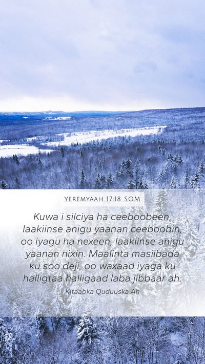 Yeremyaah 17:18 SOM Bible Verse Image