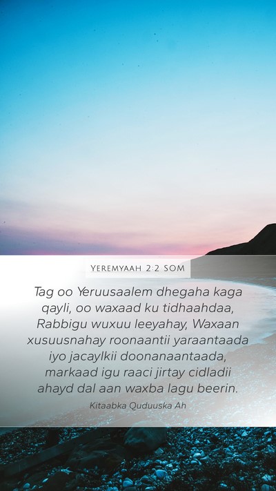 Yeremyaah 2:2 SOM Bible Verse Image
