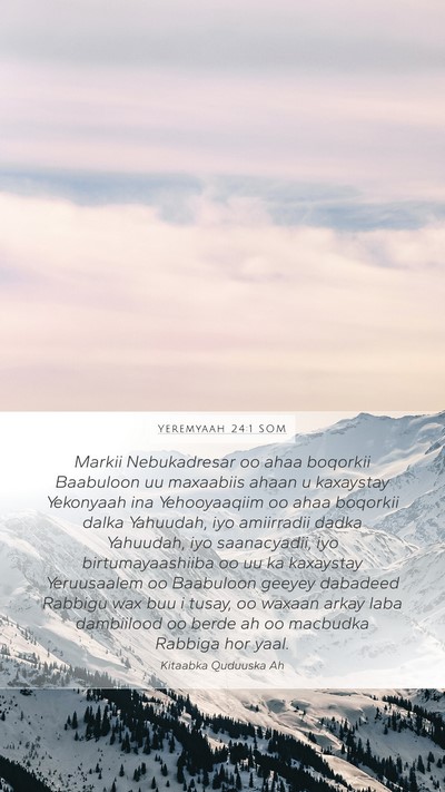 Yeremyaah 24:1 SOM Bible Verse Image