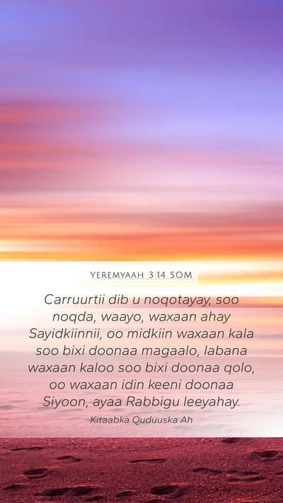 Yeremyaah 3:14 SOM Bible Verse Image