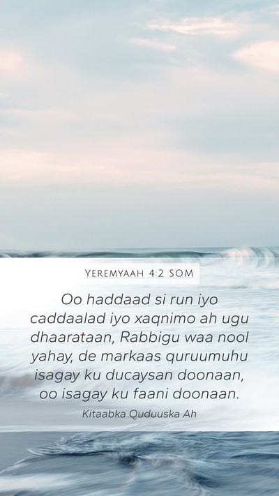 Yeremyaah 4:2 SOM Bible Verse Image
