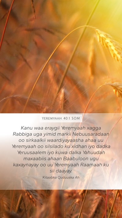 Yeremyaah 40:1 SOM Bible Verse Image