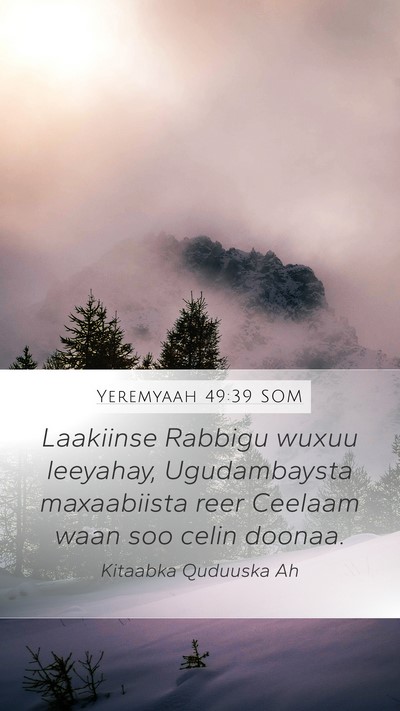 Yeremyaah 49:39 SOM Bible Verse Image