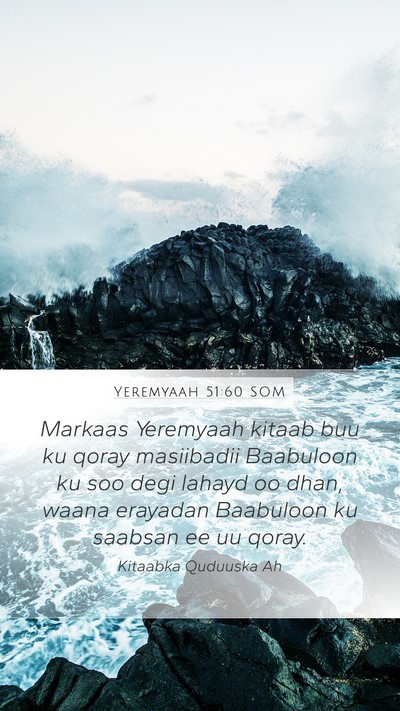 Yeremyaah 51:60 SOM Bible Verse Image