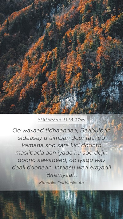 Yeremyaah 51:64 SOM Bible Verse Image