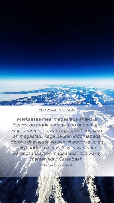 Yeremyaah 52:7 SOM Bible Verse Image