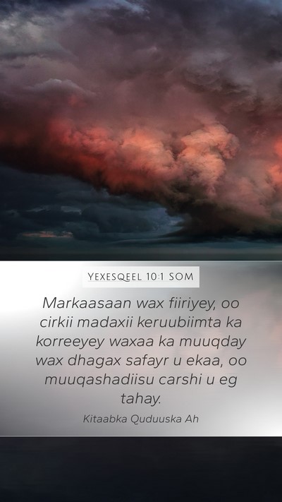 Yexesqeel 10:1 SOM Bible Verse Image