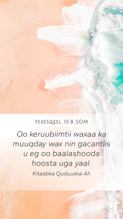 Yexesqeel 10:8 SOM Bible Verse Image