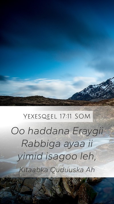 Yexesqeel 17:11 SOM Bible Verse Image