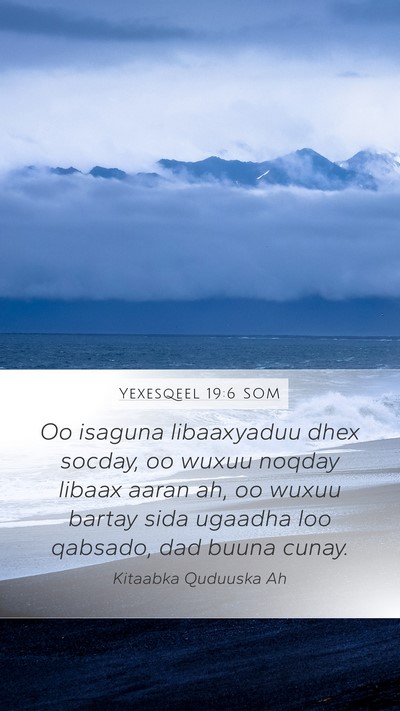 Yexesqeel 19:6 SOM Bible Verse Image