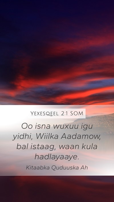 Yexesqeel 2:1 SOM Bible Verse Image