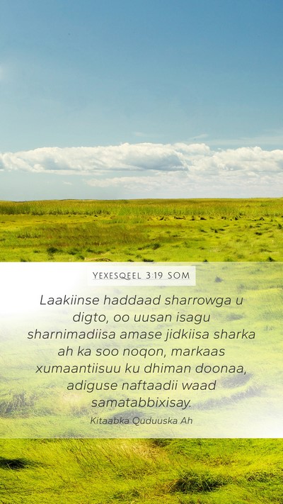 Yexesqeel 3:19 SOM Bible Verse Image