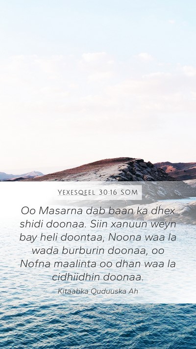 Yexesqeel 30:16 SOM Bible Verse Image