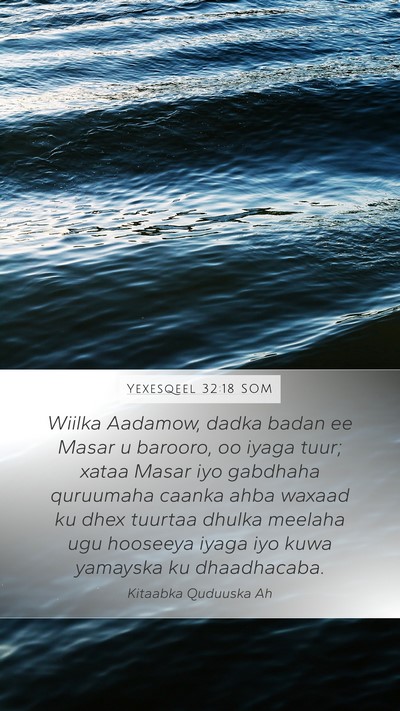 Yexesqeel 32:18 SOM Bible Verse Image