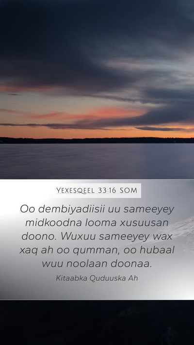 Yexesqeel 33:16 SOM Bible Verse Image