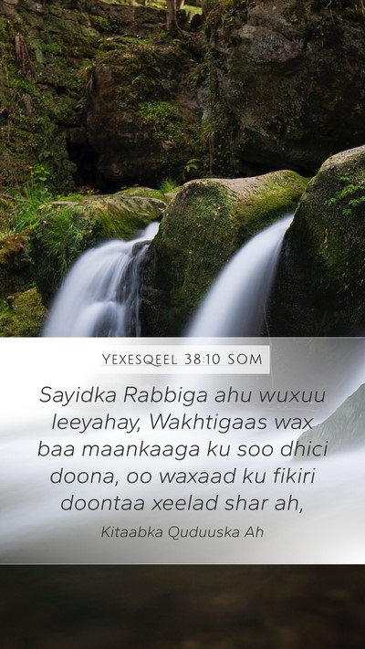 Yexesqeel 38:10 SOM Bible Verse Image