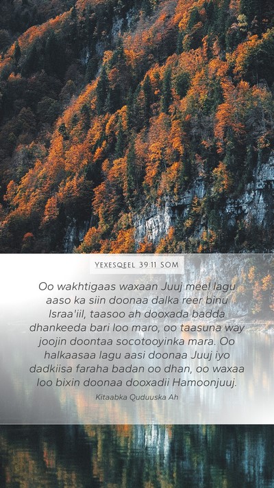 Yexesqeel 39:11 SOM Bible Verse Image