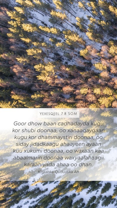 Yexesqeel 7:8 SOM Bible Verse Image