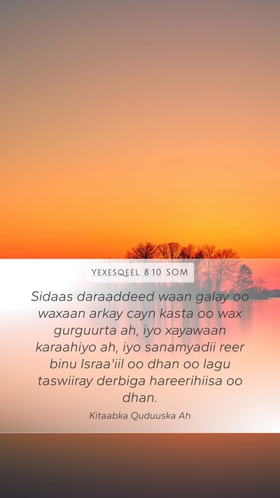Yexesqeel 8:10 SOM Bible Verse Image