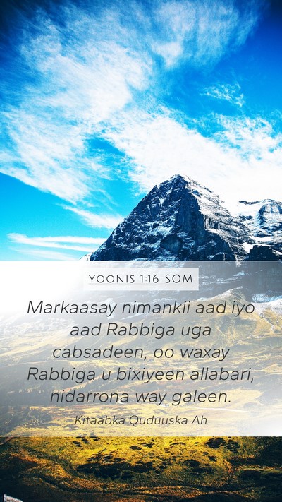 Yoonis 1:16 SOM Bible Verse Image